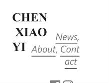 Tablet Screenshot of chenxiaoyi.net